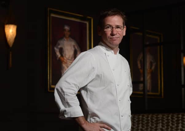 Andrew Fairlie, of Restaurant Andrew Fairle at Gleneagles Hotel which retains its two Michelin stars. Pciture : Neil Hanna