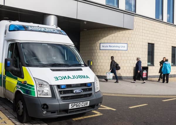 The Scottish Ambulance Service said demand for Category A calls had gone up 50 per day. Picture: TSPL