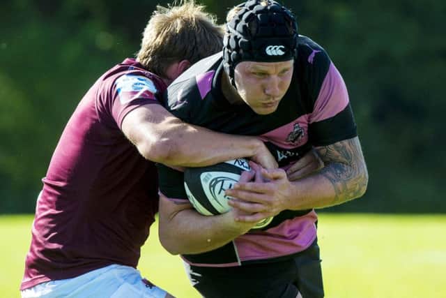 Ayr's Rob McAlpine will play for Glasgow Warriors against Zebre tomorrow. Picture: Gary Hutchison/SNS/SRU