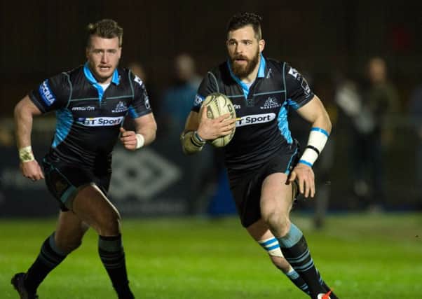Sean Lamont scored two tries for Glasgow. Picture: SNS