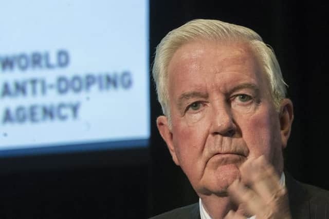 World Anti-Doping Agency president Craig Reedie. Picture: Graham Hughes/The Canadian Press via AP