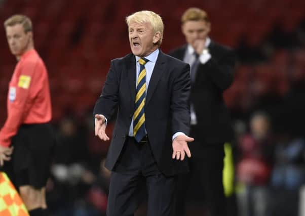 Gordon Strachan felt his team played well in the second period. Picture: SNS