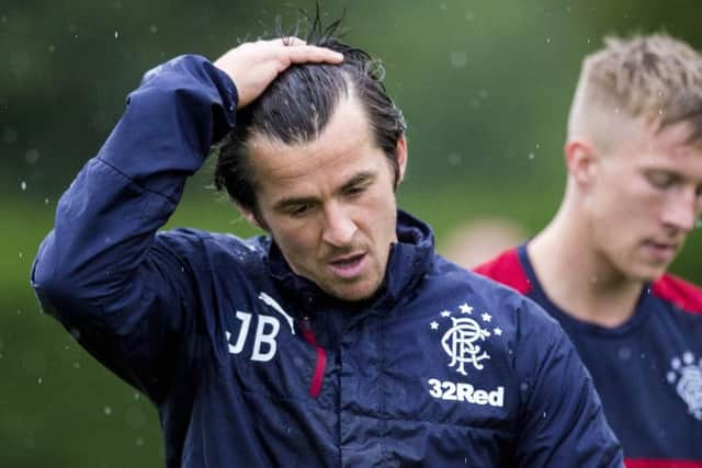 Joey Barton has had his suspension from Rangers extended by a week. Picture: Craig Williamson/SNS
