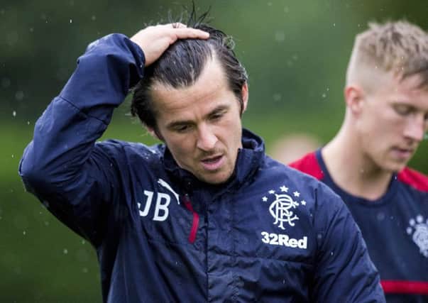 Joey Barton has had his suspension from Rangers extended by a week. Picture: Craig Williamson/SNS