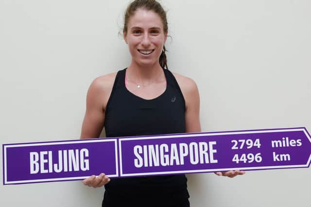 Johanna Konta secured her qualification for the BNP Paribas WTA Finals in Singapore. Picture: Etienne Oliveau/Getty Images