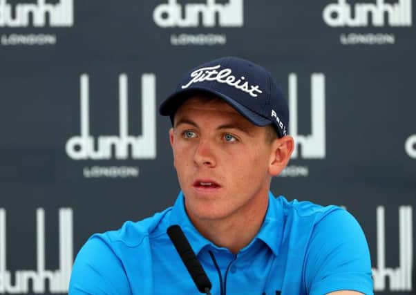Grant Forrest made his professional debut at the Dunhill Links Championship. Picture: Ian Walton/Getty