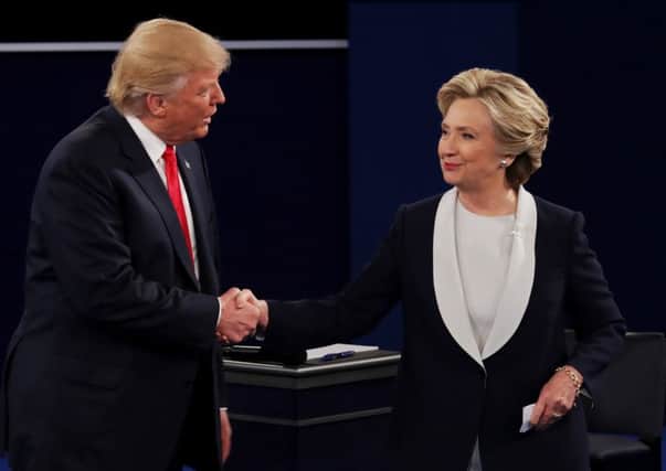 A YouGov poll found 47% said Hillary Clinton won the debate, compaerd to 42% who backed Trump. Picture: Getty Images