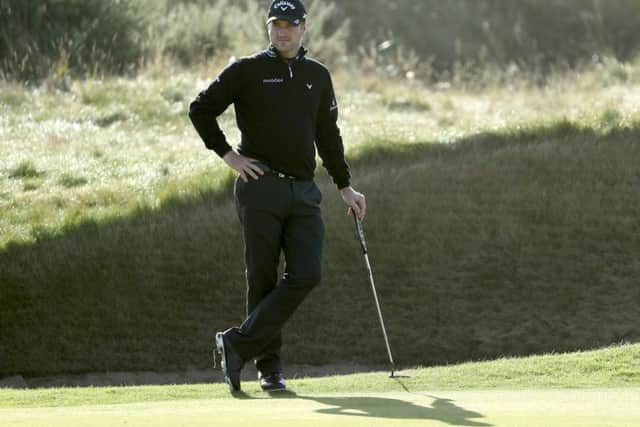 Marc Warren during the third round of the Alfred Dunhill Links Championship at Carnoustie. Picture: Getty