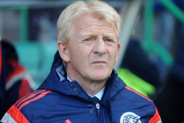 Scotland boss Gordon Strachan. Picture: Jane Barlow
