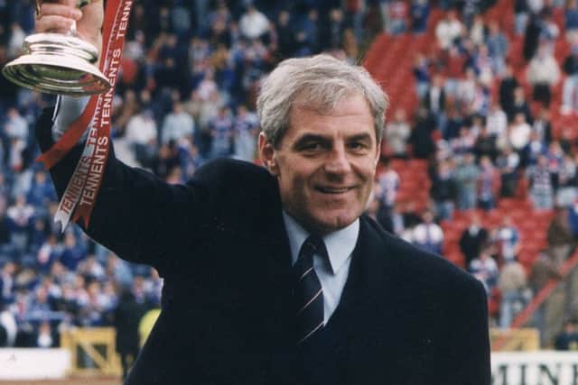 Walter Smith's departure from Rangers was announced in October 1997, seven months before his eventual exit. Picture: TSPL