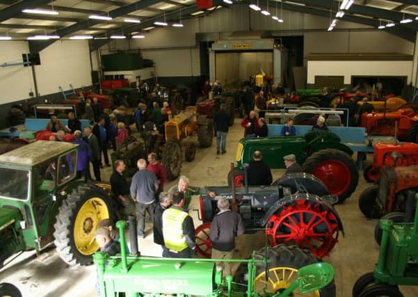 The vintage tractor sale was one of the largest ever held in Scotland. Picture: Contributed
