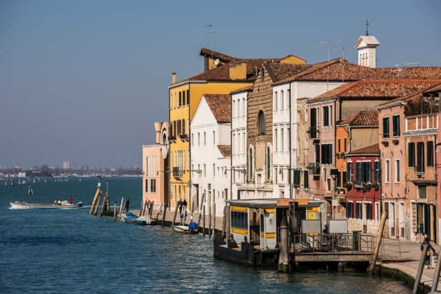 Venice:  the canal in the Sestiere Cannaregio ghetto