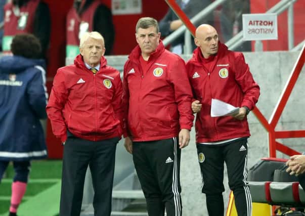 The Scotland management team are under pressure. Picture: PA