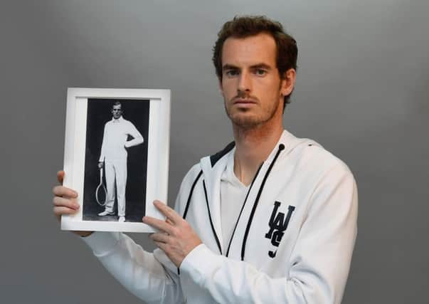 Andy Murray has backed the campign to commemorate the role played by sportsmen during the First World War.
 Picture: Contributed