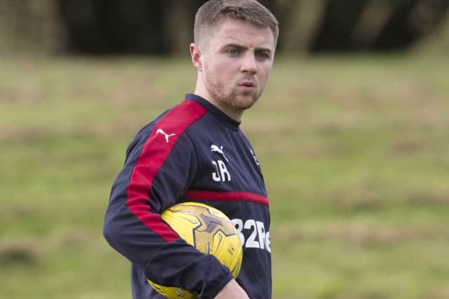 Rangers Mark Warburton is expecting big things of former Liverpool midfielder Jordan Rossiter. Picture: Craig Foy/SNS