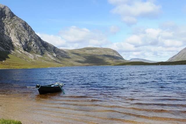 Loch Dionard - rated as the best sea trout loch in Scotland. PIC Savills/Peter Grubb.