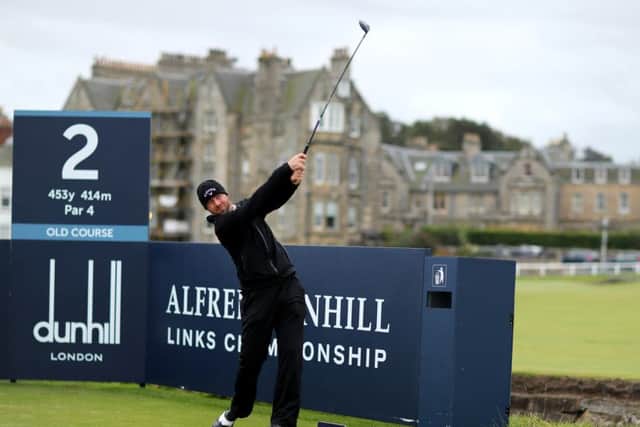 Craig Lee closed with a 68 on the Old Course to finish joint-25th in the Dunhill Links. Picture: Getty Images