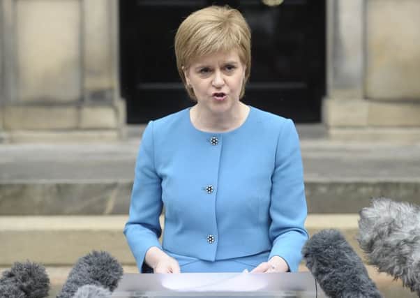 Nicola Sturgeon will call for Labour, Lib Dem and moderate Tory support to fight a hard Brexit. Picture:

 Neil Hanna
