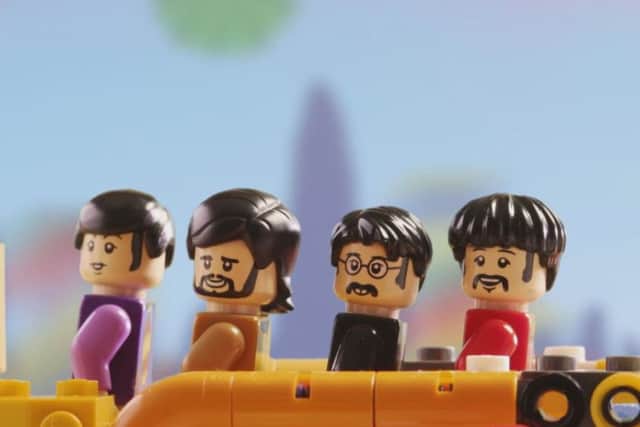 The Fab Four. Picture: Lego/YouTube