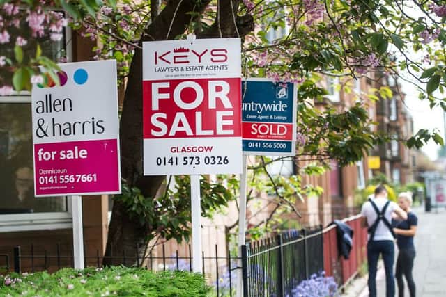 House prices across Scotland are continuing to rise despite a decrease in demand. Picture: John Devlin