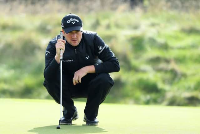 Marc Warren shares the lead of the British Masters in Hertfordshire. Picture: Andrew Redington/Getty