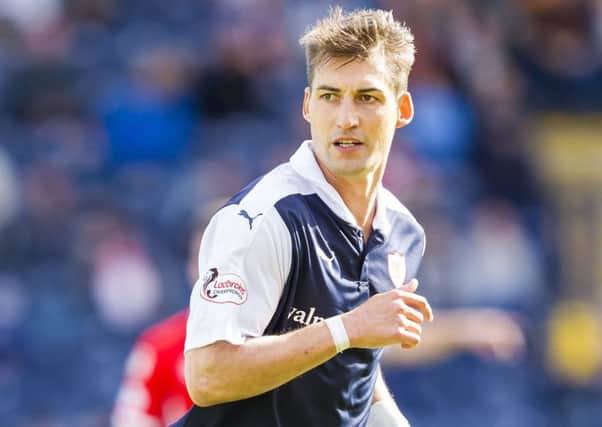 Raith Rovers midfielder Rudi Skacel is likely to get a hot reception from the travelling Hibs fans on Saturday. Picture: Roddy Scott/SNS