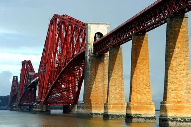 The bridge from Hawes Pier, South Queensferry. Picture: Gordon McBrearty/JP