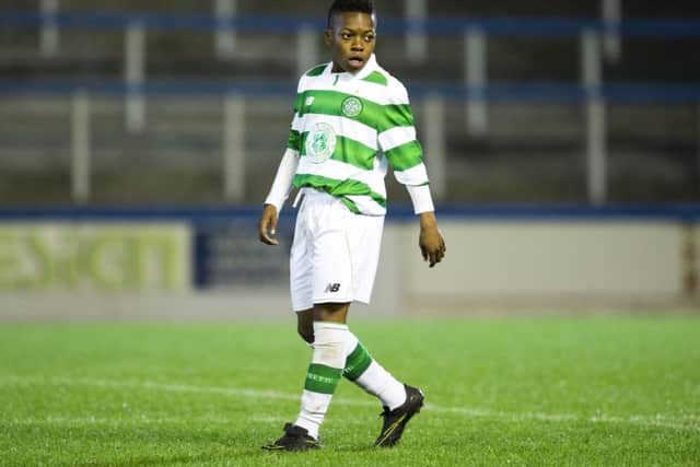 Celtic manager Brendan Rodgers was not told in advance that 13-year-old Karamoko Dembele had been picked for the under 20s squad to play Hearts.
Picture: Jamie Williamson
