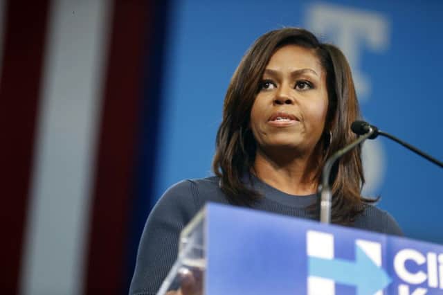 Michelle Obama condemned the comments made by Donald Trump. Picture: AP/Jim Cole
