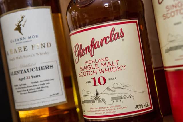 Scotch whisky exports were worth nearly Â£4 billion in customs value, making Scotch the biggest single net contributor to the UKs trade balance in goods. Picture: John Devlin
