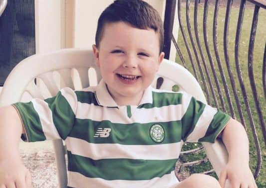Celtic stars turned out in memory of Lennon Toland. Picture: Contributed