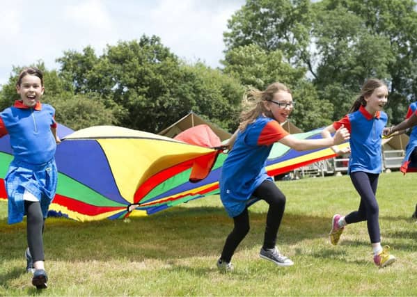 Guides having fun