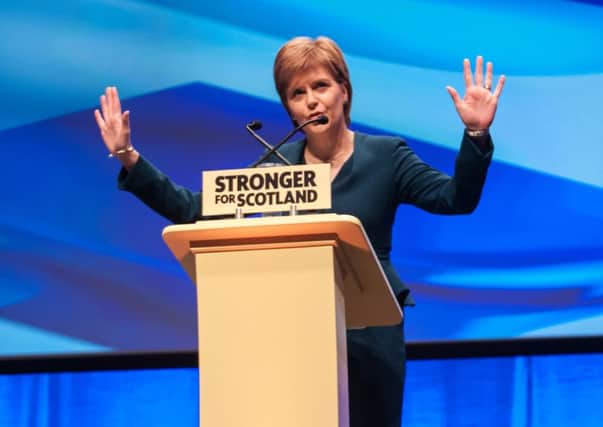 Nicola Sturgeon has said that a draft bill on a second independence referendum will be drawn up next week. Picture: Lisa McPhillips