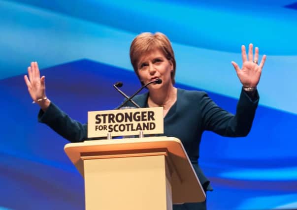 Nicola Sturgeon insists it is "inconceivable" that Theresa May would block a second independence referendum. Picture: John Devlin