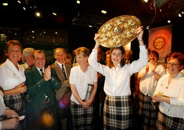 Dingwall Gaelic Choir, winners of the Lovat & Tullibardine Shield at the 2002 Mod. Picture: Donald MacLeod