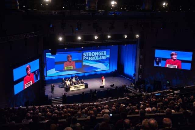 The SNP conference ended its three-day run in Glasgow yesterday. Picture: John Devlin/TSPL