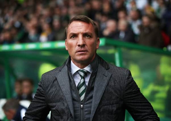Celtic manager Brendan Rogers rested key players for the Motherwell match. Picture: Ian MacNicol/Getty Images