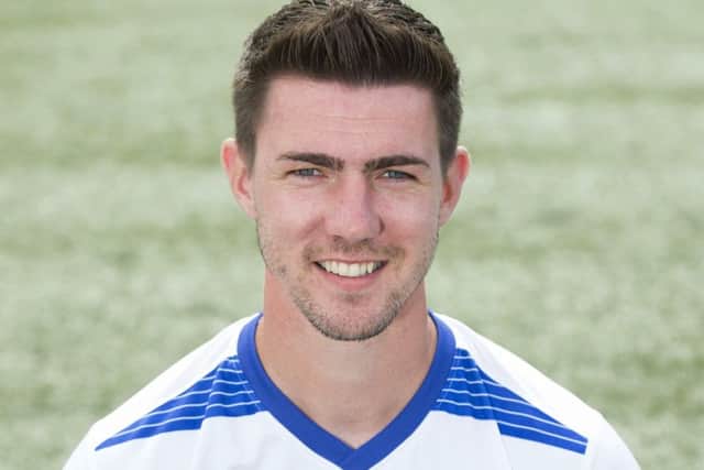 Morton's Ross Forbes was on target in Dumfries. Picture: SNS