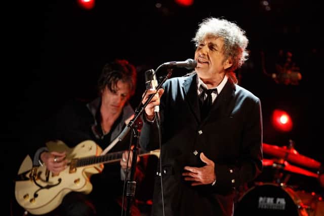 Bob Dylan performs at the Hollywood Palladium in 2012. Picture: Christopher Polk/Getty