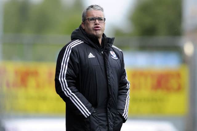 Ayr United manager Ian McCall. Picture: Michael Gillen