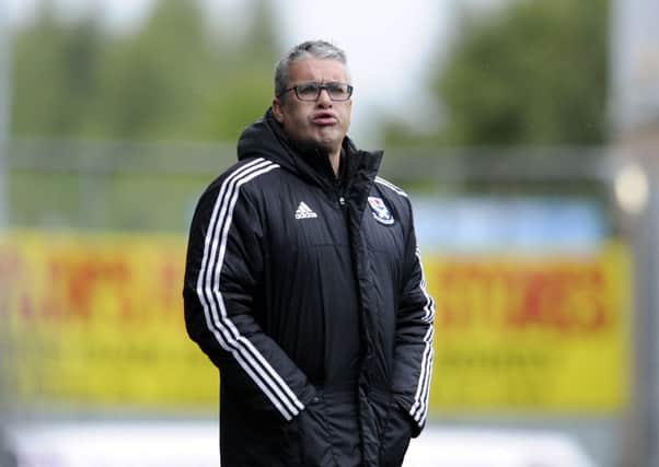 Ayr United manager Ian McCall. Picture: Michael Gillen