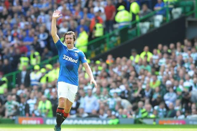 Could Barton be set to finish his Rangers career already? Picture; John Devlin