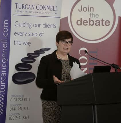 Susie Walker, a partner and head of tax at Johnston Carmichael, Scotlands biggest independent firm of chartered accountants, set out concerns over the prospect of a divergence in tax rates. Picture: TSPL