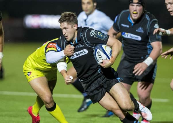 Henry Pyrgos was a stand-out player for Warriors against Leicester Tigers at Scotstoun. Picture: Craig Watson/PA Wire