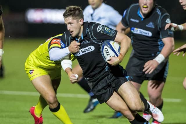 Henry Pyrgos was a stand-out player for Warriors against Leicester Tigers at Scotstoun. Picture: Craig Watson/PA Wire