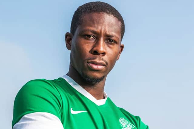 Marvin Bartley's red card was his second this season. Picture: SNS.