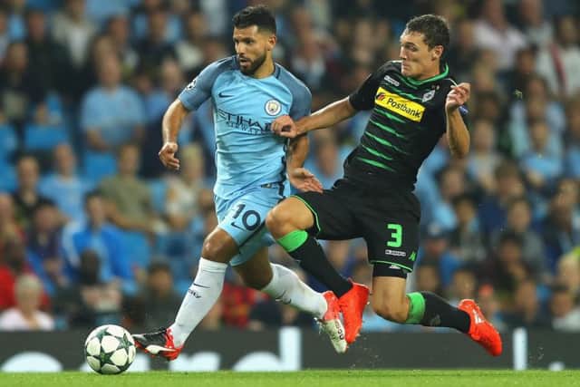 Andreas Christensen, right, is out of tomorrows game at Celtic. Strikers Raffael, Josip Drmic and Thogan Hazzard are also doubtful. Picture: Richard Heathcote/Getty,