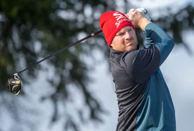 West Linton's Gareth Wright carded an eagle and seven birdies in his 62 on the King's Course in the first round of the M&H Logistics Scottish PGA Championship. Picture: Kenny Smith