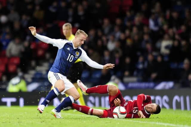 Leigh Griffiths has changed his Twitter name following Gordon Strachan's comments. Picture: Michael Gillen