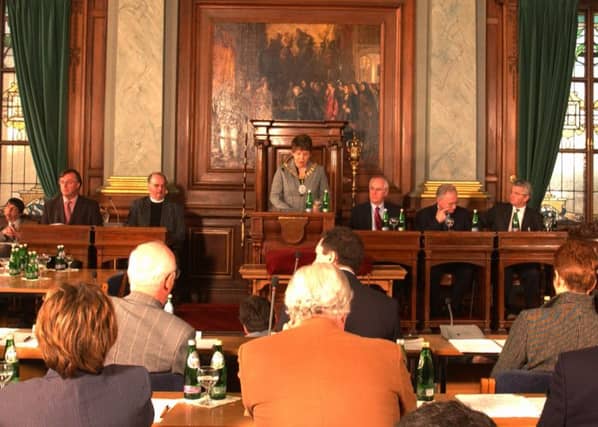Lesley Hinds was sworn in as lord provost of Edinburgh in 2003 and served until 2007. But women remain underrepresented across Scottish councils. Picture: Paul Parke/TSPL